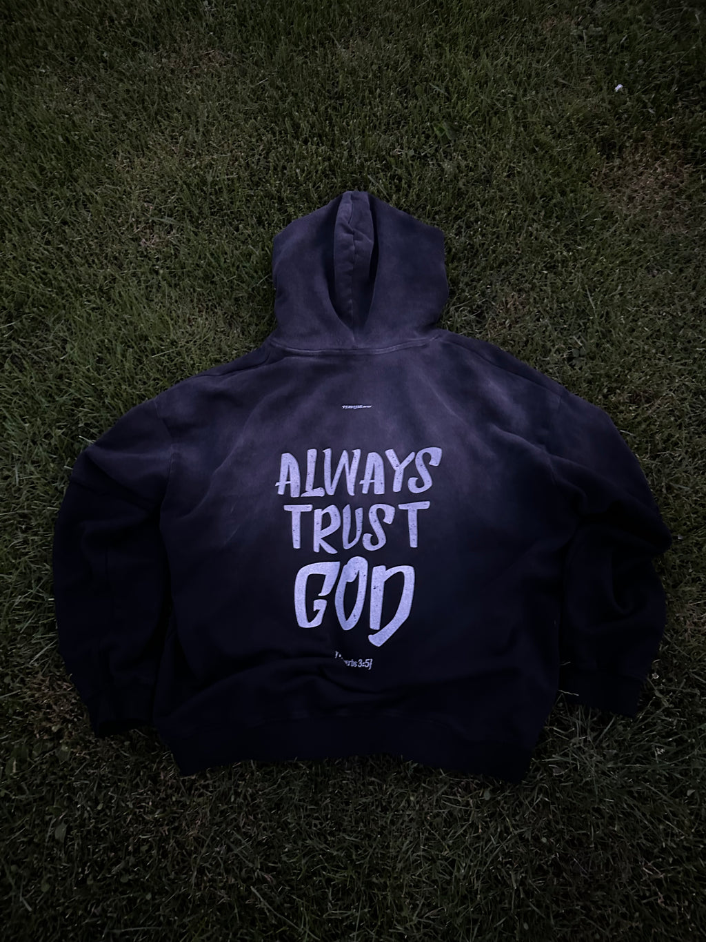 «ALWAYS TRUST GOD» French Terry Hoodie 100%coton